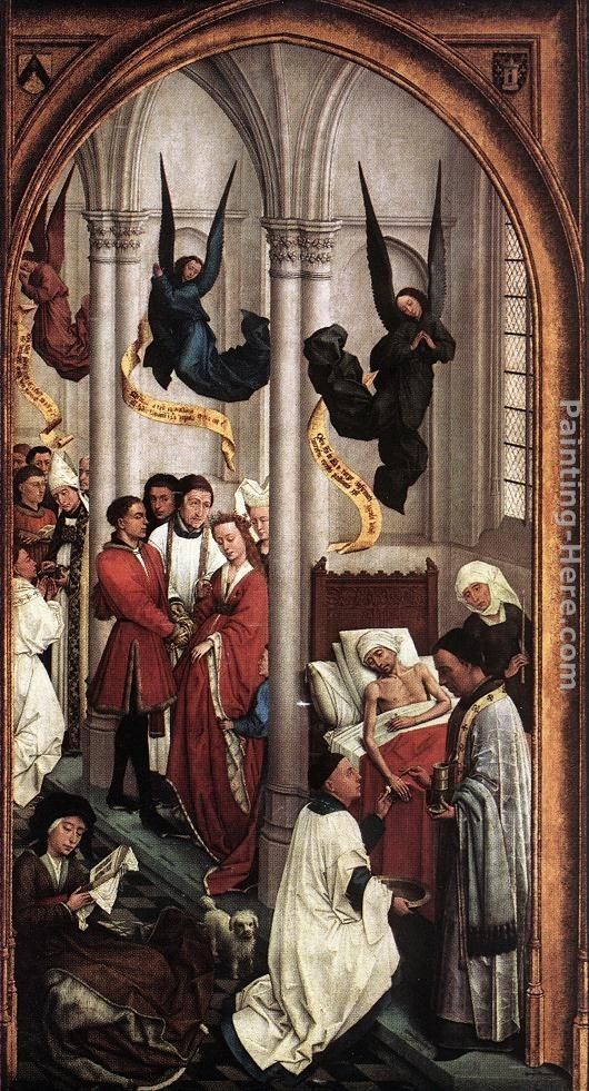 Rogier van der Weyden Seven Sacraments Altarpiece right wing